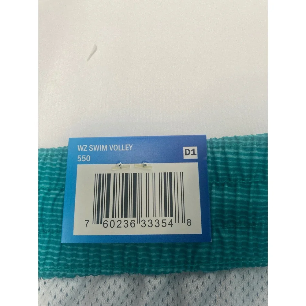 Wave Zone Men's XL Swim Trunks Blue Green Ombre Volley Shorts Mesh Lined NWT